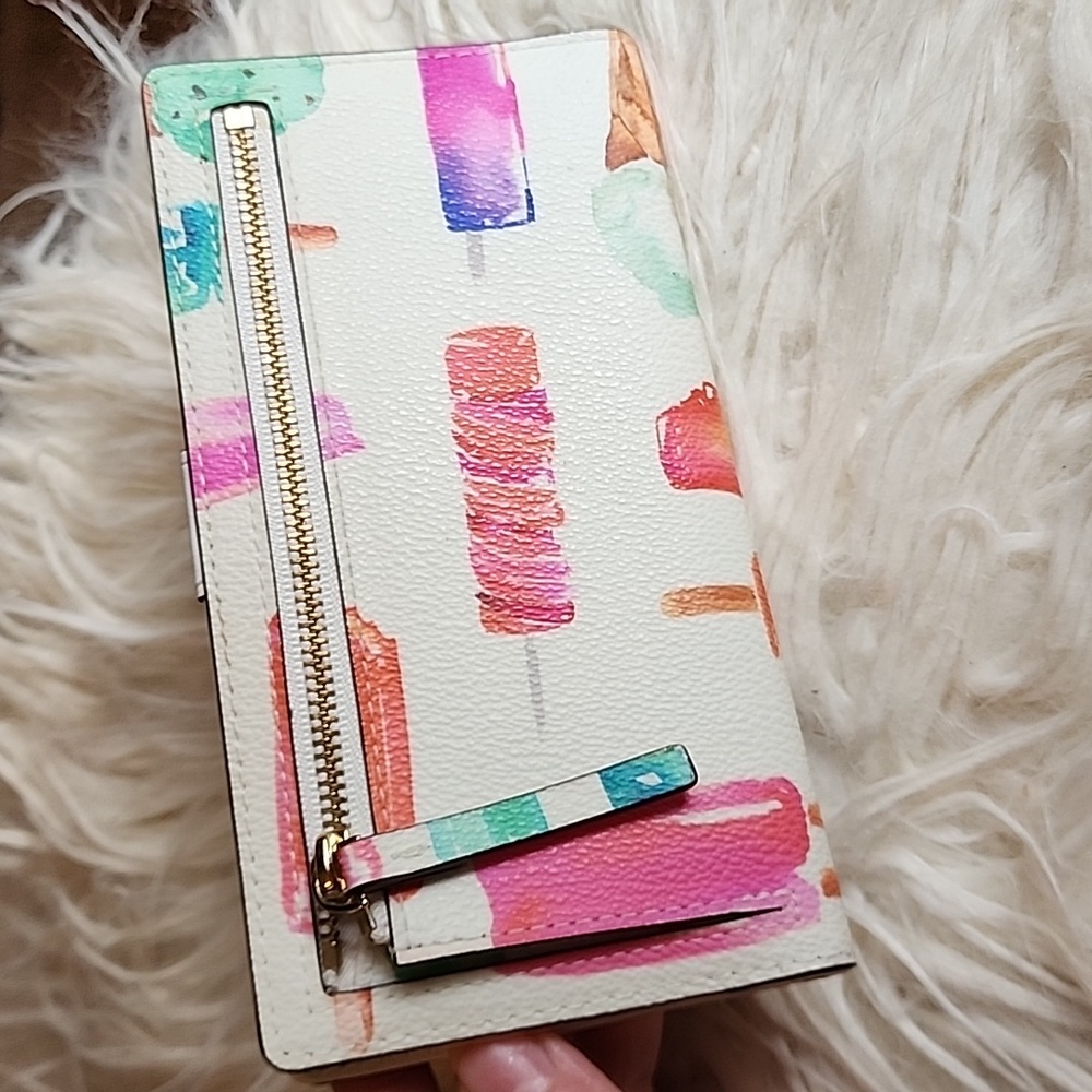 Kate Spade Ice Cream Bi-fold Wallet - Picture 8 of 12